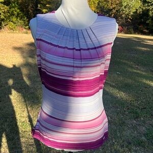 CALVIN KLEIN .. STRIPED BLOUSE…619